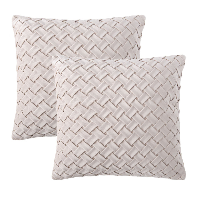 Lattice Throw Pillow Covers Collective Chanasya