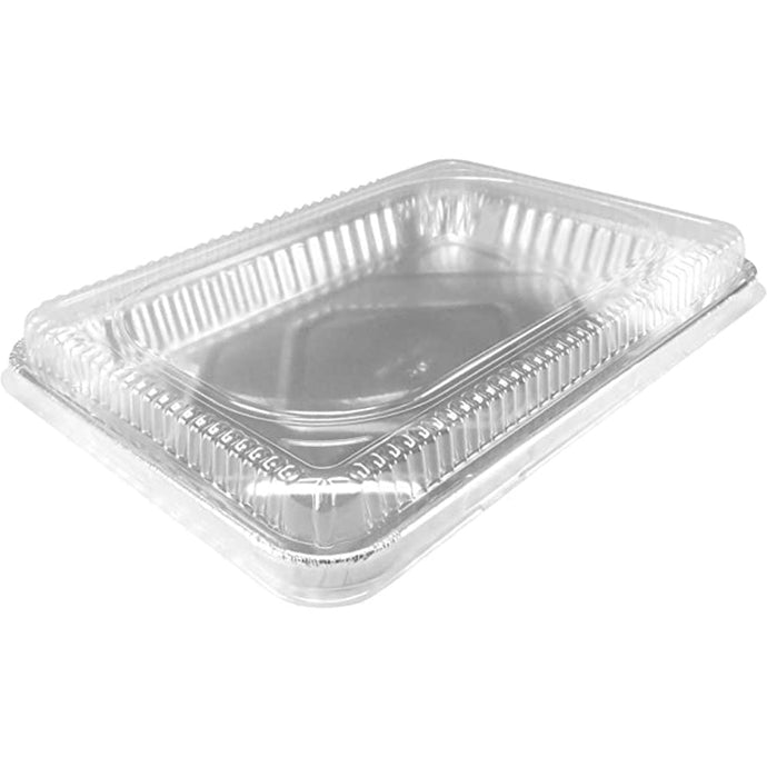 Disposable *Heavy Weight* Aluminum Half (1/2) Size Cookie Sheet with Dome Lid, | 25 Ct Disposable VeZee