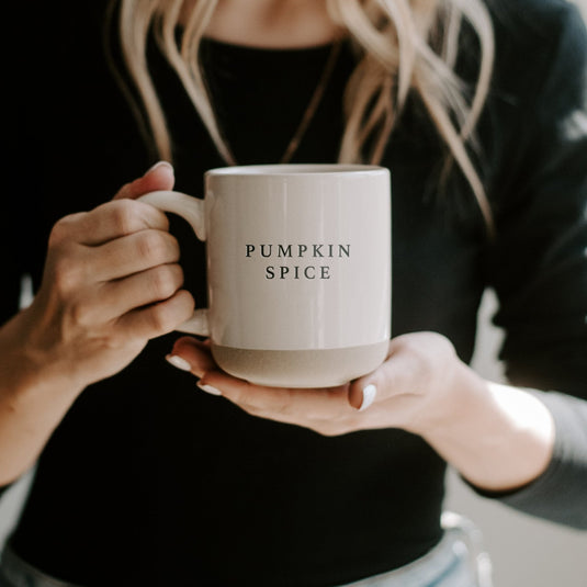 Pumpkin Spice 14oz. Stoneware Coffee Mug Collective Sweet Water Decor