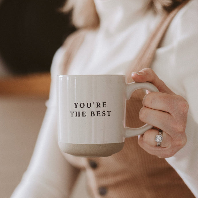 You're The Best 14oz. Stoneware Coffee Mug Gift Sweet Water Decor