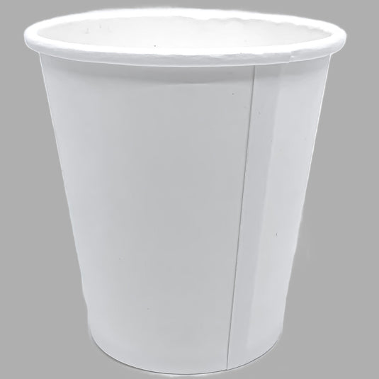 *WHOLESALE* 10 oz. - Disposable - White - Hot/Cold Cups | 1000 ct. Paper Cups VeZee