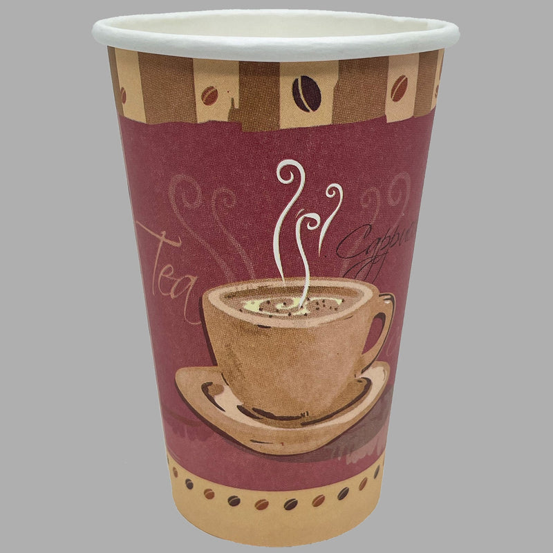 Load image into Gallery viewer, *WHOLESALE* 16 oz. - Disposable - Heaven - Hot/Cold Poly Papers Cups | 1000 ct. Paper Cups VeZee
