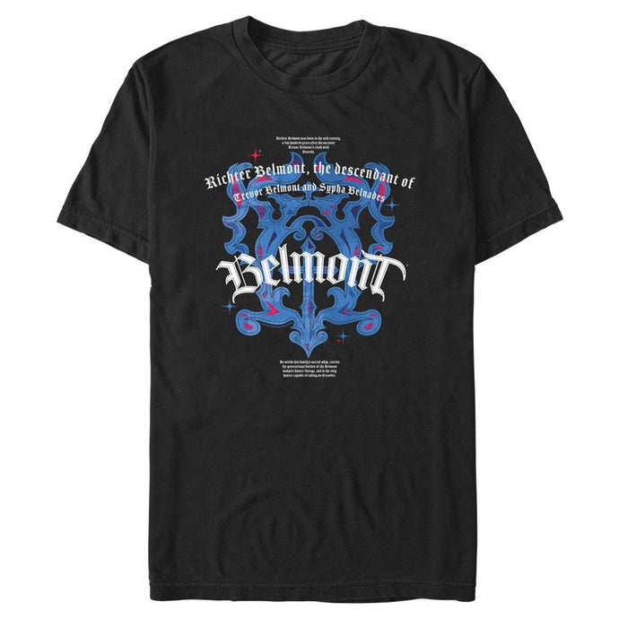 Castlevania - Belmont Family Info - T-Shirt Apparel Fifth Sun