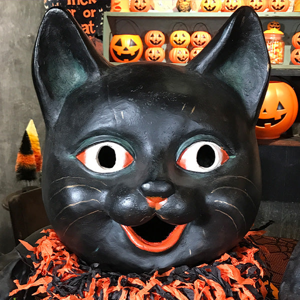 Load image into Gallery viewer, Vintage Inspired Cat Jack-o-lantern, Choose Your Style General ABH
