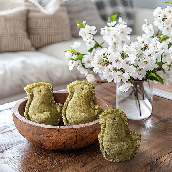 Primitive Baby Chicks Bowl Fillers, Set of 3 Whats trending VHC