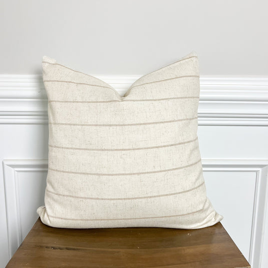 The Chloe Pillow Cover 18x18 inch- High End Textured Fabric Gift Cotton and Crate