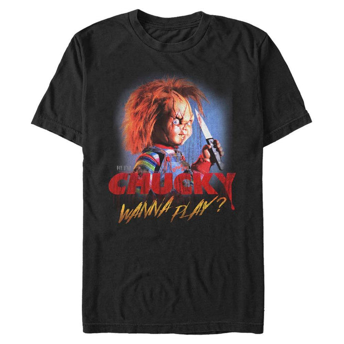 Chucky - Creepy Wanna Play - T-Shirt Apparel Fifth Sun