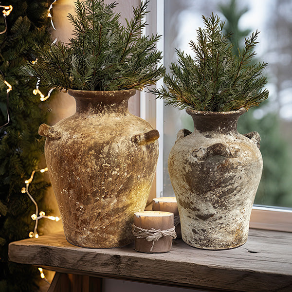 Load image into Gallery viewer, Rustic Clay Vase, Choose Your Size Whats trending CIMA
