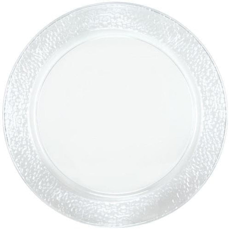 Load image into Gallery viewer, Clear Pebbled 13.5&quot; Clear Plastic Tray Serverware Lillian
