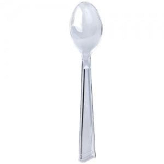 Clear Plastic Serving Spoon 10