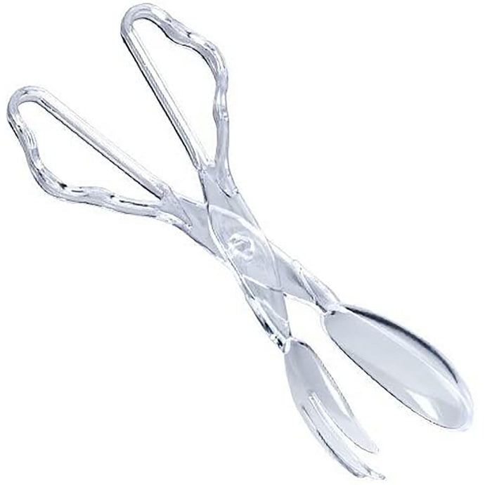 Clear Plastic Salad Tong 10