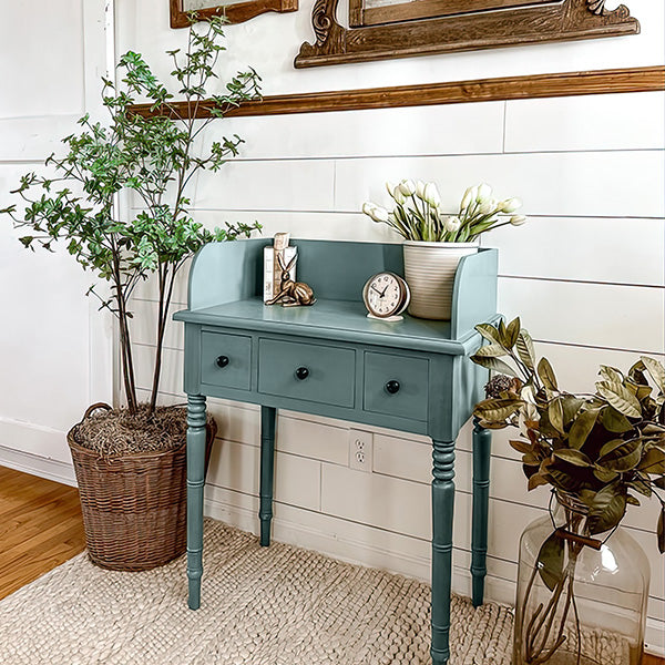 Antique Blue Wood Console Table Wash Stand Whats trending ABH