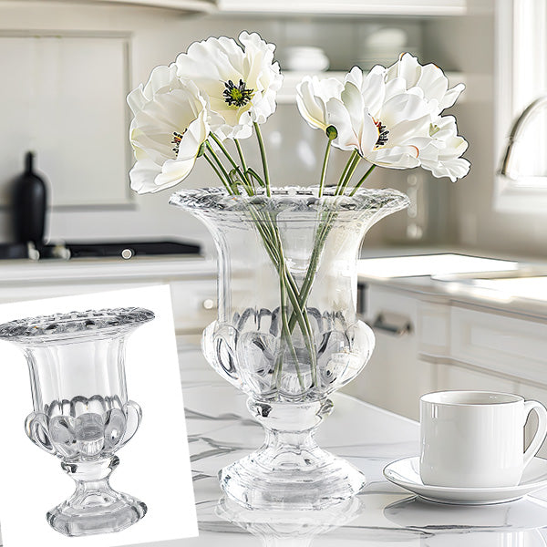 Crystal Glass Flower Vase Whats trending ABH