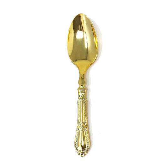 99¢ Luxury Baroque Collection Gold Tee Spoons 12 count Tablesettings Decorline