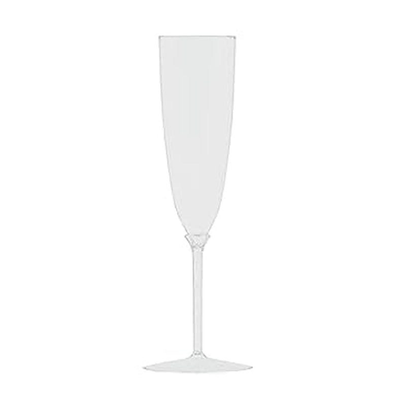 Load image into Gallery viewer, White Plastic Champagne Cup 6oz Decorline
