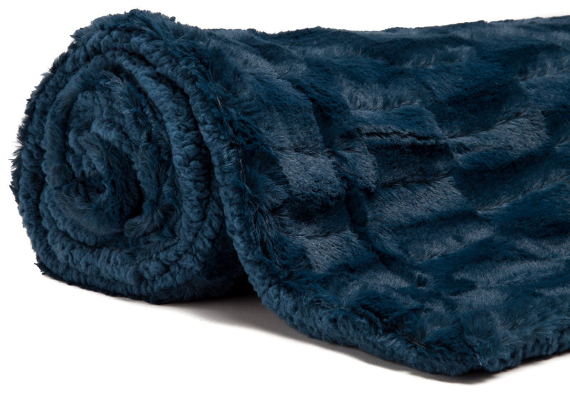 Load image into Gallery viewer, Deco Faux Fur Throw Blanket Collective Chanasya
