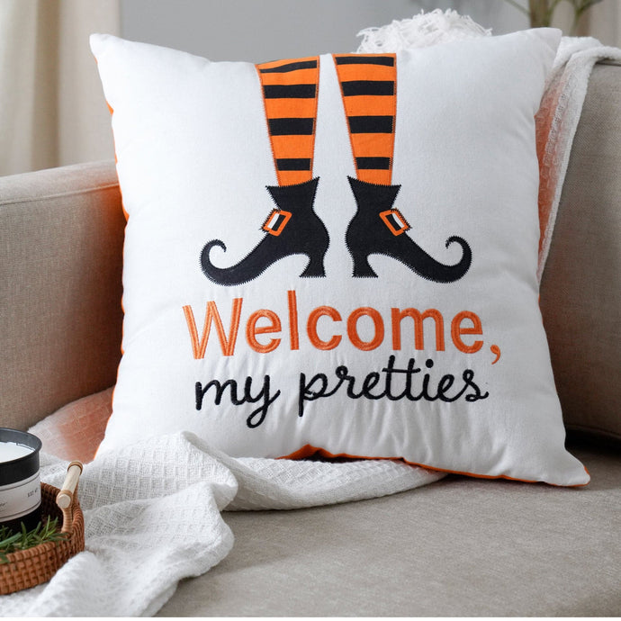 Welcome My Pretties Decorative Pillow Collective LushDecor