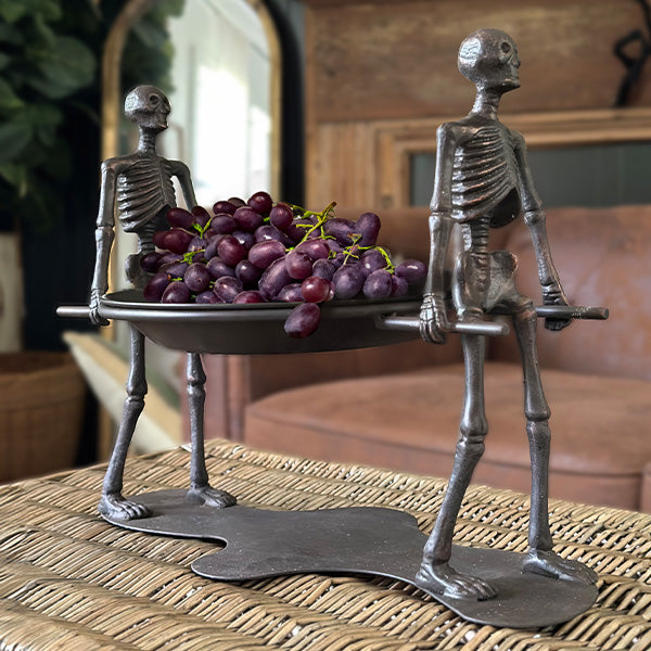 Cast Iron Skeleton Serving Bowl Sale ABH