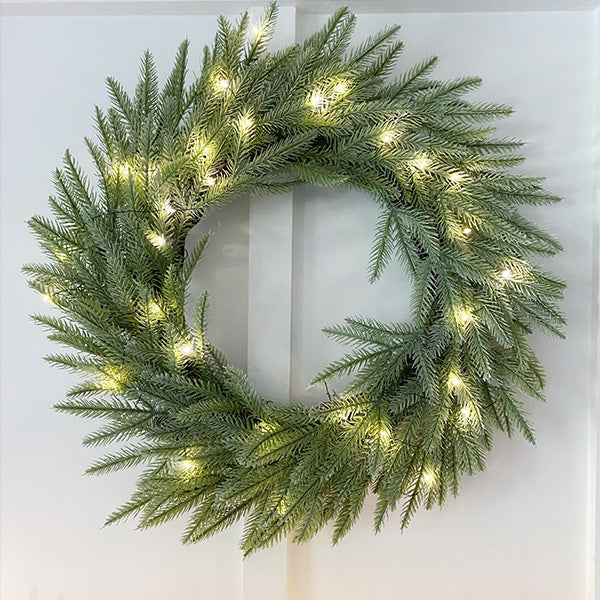 Pre-Lit Christmas Wreath Whats trending ABH