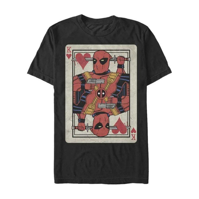 Deadpool - King of Hearts - T-Shirt Apparel Fifth Sun