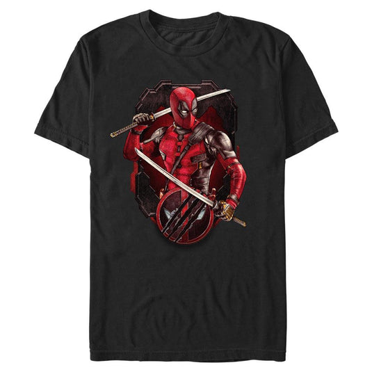 Deadpool - Pose Badge - T-Shirt Apparel Fifth Sun