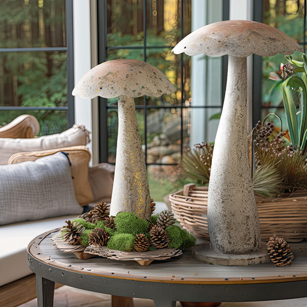 Enchanting Mushroom Garden Decor, Choose Your Size Whats trending CT