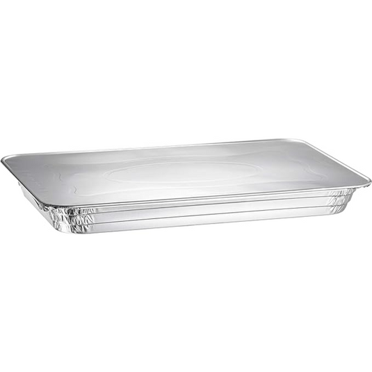 Full Sized Disposable Aluminum Lid for Deep Roster 2.75" X 12.75" X 1.2" Disposable VeZee