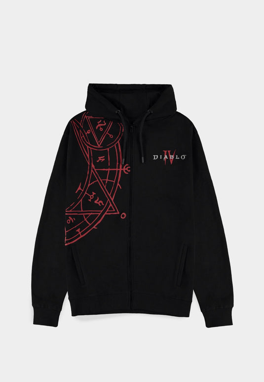 Diablo IV - Lilith's Sigil - Full Zip Hoodie Apparel Difuzed