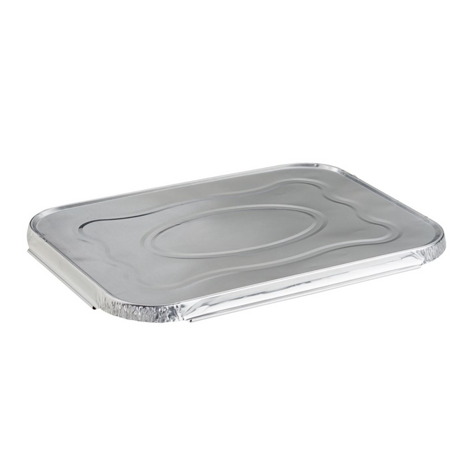 Disposable Aluminum Lid For 2.25Lb Oblong Pan 8.25