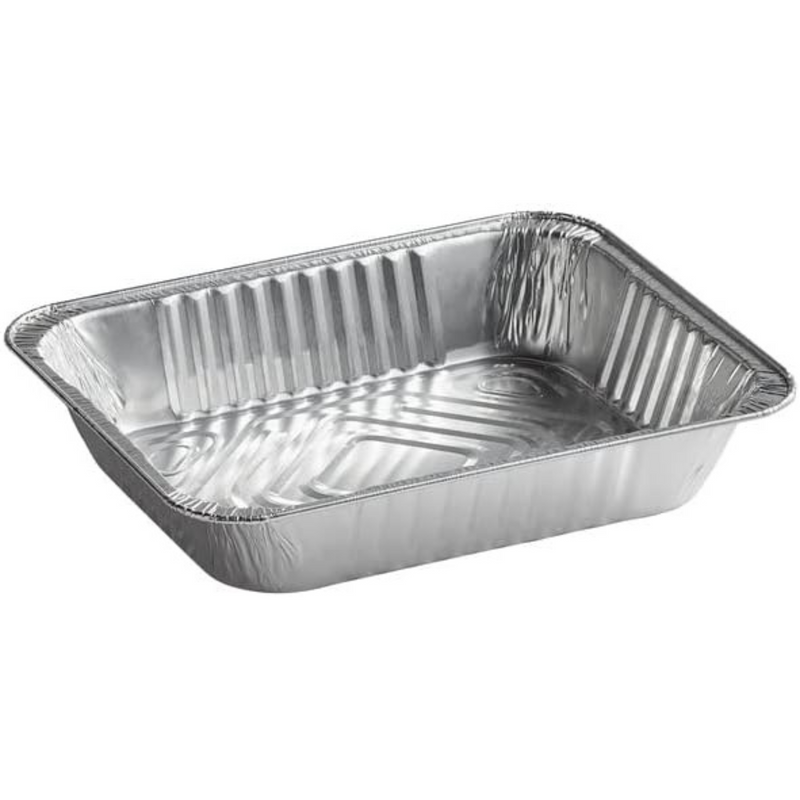 Load image into Gallery viewer, *WHOLESALE* Disposable Regular weight 9×13 Half Size Aluminum Pans | 100 ct. Disposable VeZee
