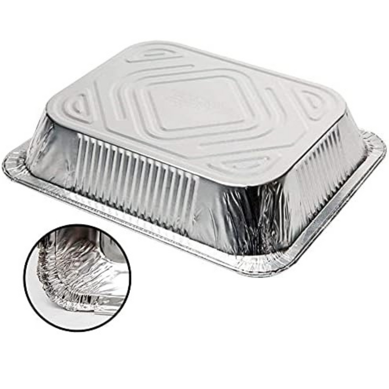 Load image into Gallery viewer, Disposable Regular weight 9×13 Deep Half Size Aluminum Pans Disposable VeZee
