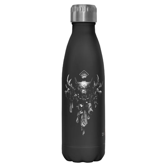 Dungeons and Dragons - Druid Sigil - Black 17 oz Stainless Steel Bottle Homewares Fifth Sun