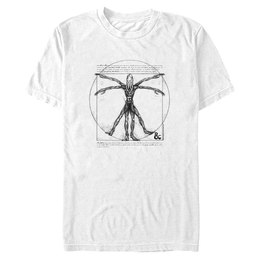 Dungeons and Dragons - Mindflayer Anatomy - T-Shirt Apparel Fifth Sun