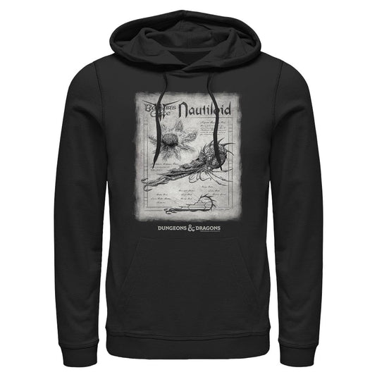 Dungeons and Dragons - Nautiloid Schematic - Hoodie Apparel Fifth Sun