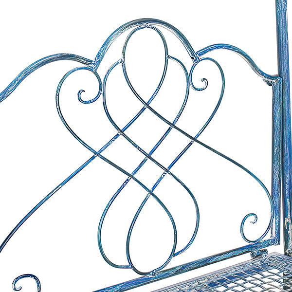 Load image into Gallery viewer, Outdoor Garden Arch Iron Bench, Choose Your Color Whats trending SAF
