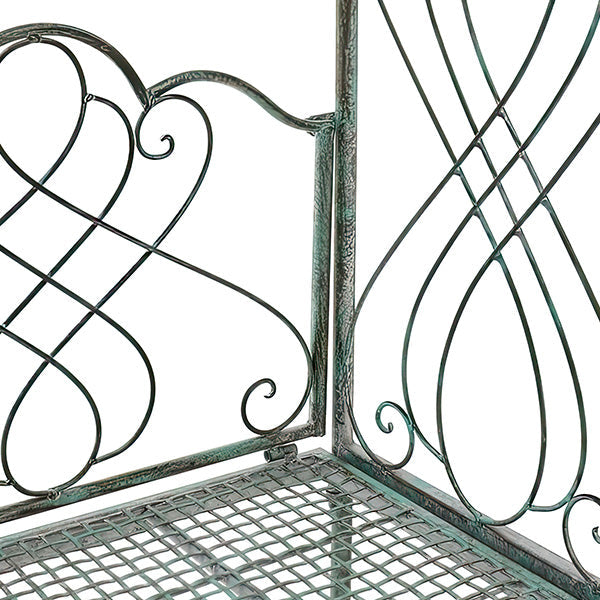 Load image into Gallery viewer, Outdoor Garden Arch Iron Bench, Choose Your Color Whats trending SAF
