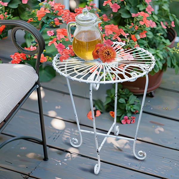 Cottagecore Garden Round Side Table Whats trending CT