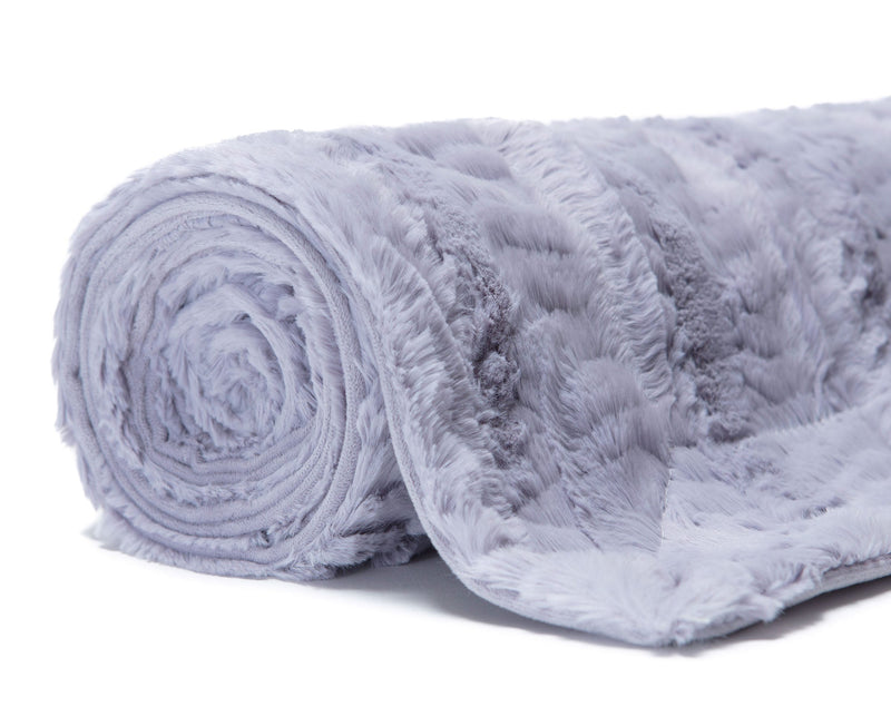 Load image into Gallery viewer, Modern Textured Faux Fur Throw Blanket Collective Chanasya
