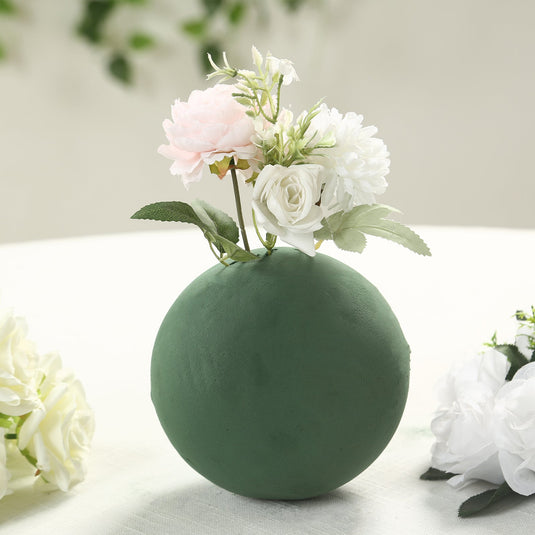 3-Pack 6" Green DIY Flower Arrangements Craft Foam Ball, Smooth Floral Foam Ball Decorations HIER_9600