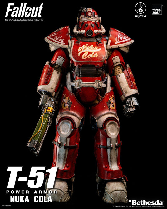 Fallout - T-51 Nuka Cola Power Armor 1/6 Scale - Action Figure Collectibles threezero