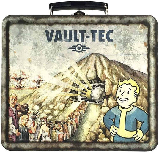 Fallout - Vault-Tec Weathered Tin Tote - Prop Replica Collectibles Diamond Comics