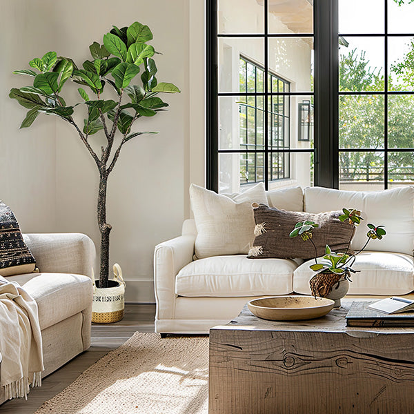 Faux Fiddle Leaf Tree with Pot Whats trending ABH