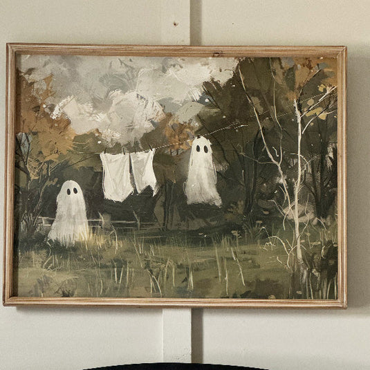 Framed Ghost Wall Decor, Choose Your Style General ABH