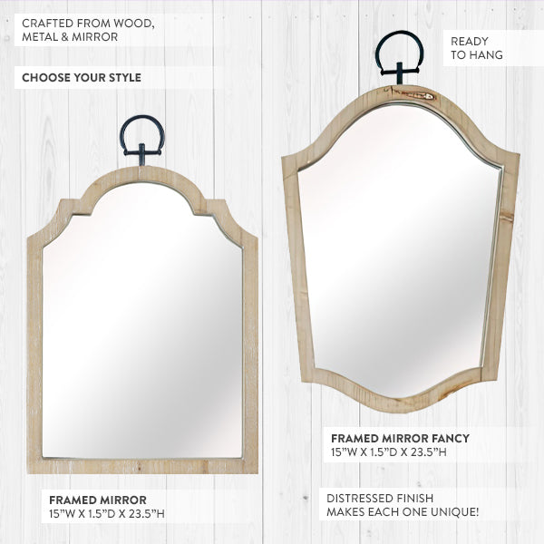 Load image into Gallery viewer, Vienna Wood Framed Mirror, Choose Your Style Whats trending VIP
