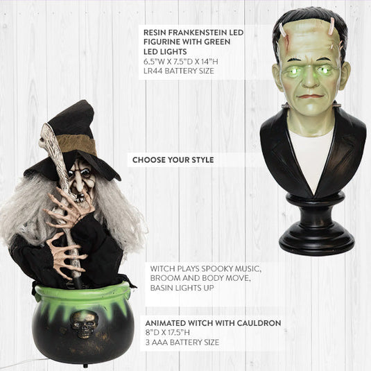 Lifelike Halloween Figurine Decorations, Choose Your Style Sale GAL