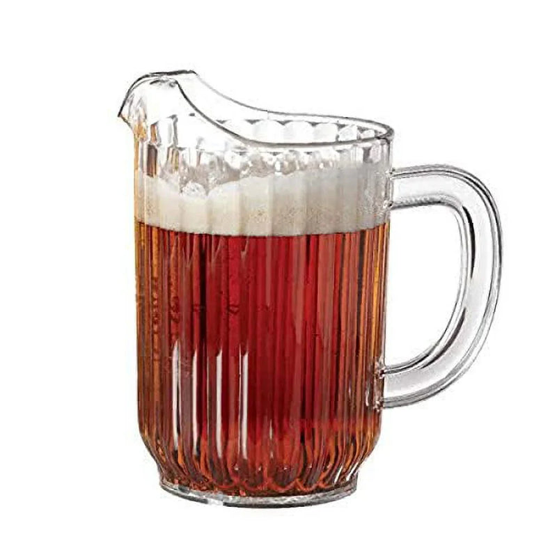 Load image into Gallery viewer, Break-Resistant Restaurant Style Plastic Pitcher Clear 58 oz Serverware VeZee
