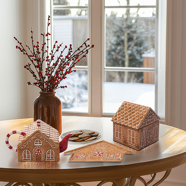 Load image into Gallery viewer, Christmas Gingerbread House Serving Collection, Choose Your Style General TP
