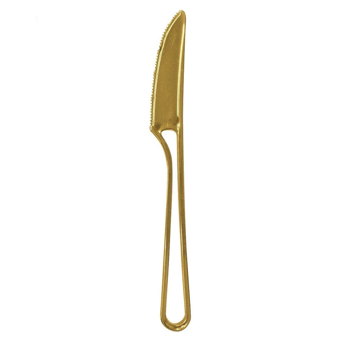 99¢ Luxury Modern Design Gold Knives 20 count Decorline