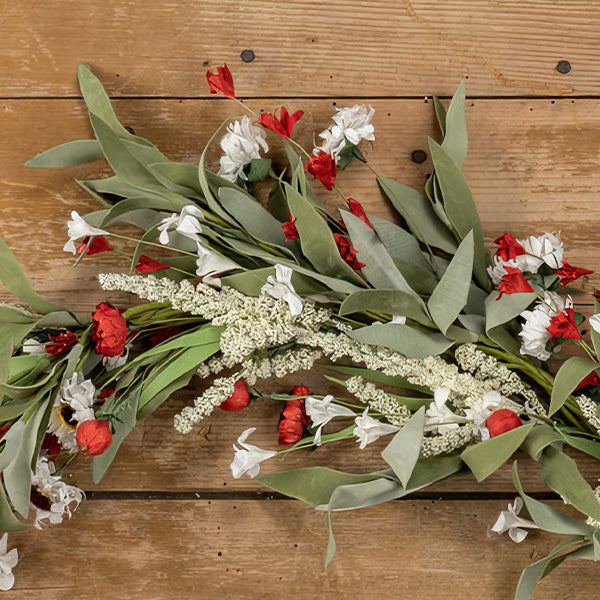 Load image into Gallery viewer, 60 Inch White Daisy Spring Garland, Choose Your Color Whats trending RH
