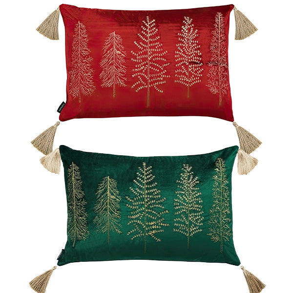 Load image into Gallery viewer, Christmas Tree Pillow with Tassels, Pick Your Color General SAF
